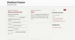 Desktop Screenshot of etudiant-france.info