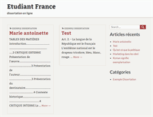 Tablet Screenshot of etudiant-france.info